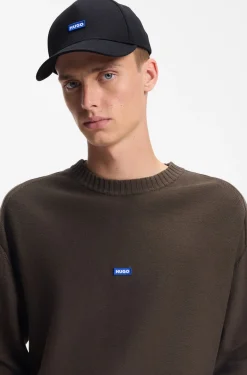 Cap aus Baumwoll-Twill mit Logo-Aufnäher