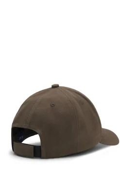 Cap aus Baumwoll-Twill mit Logo-Aufnäher