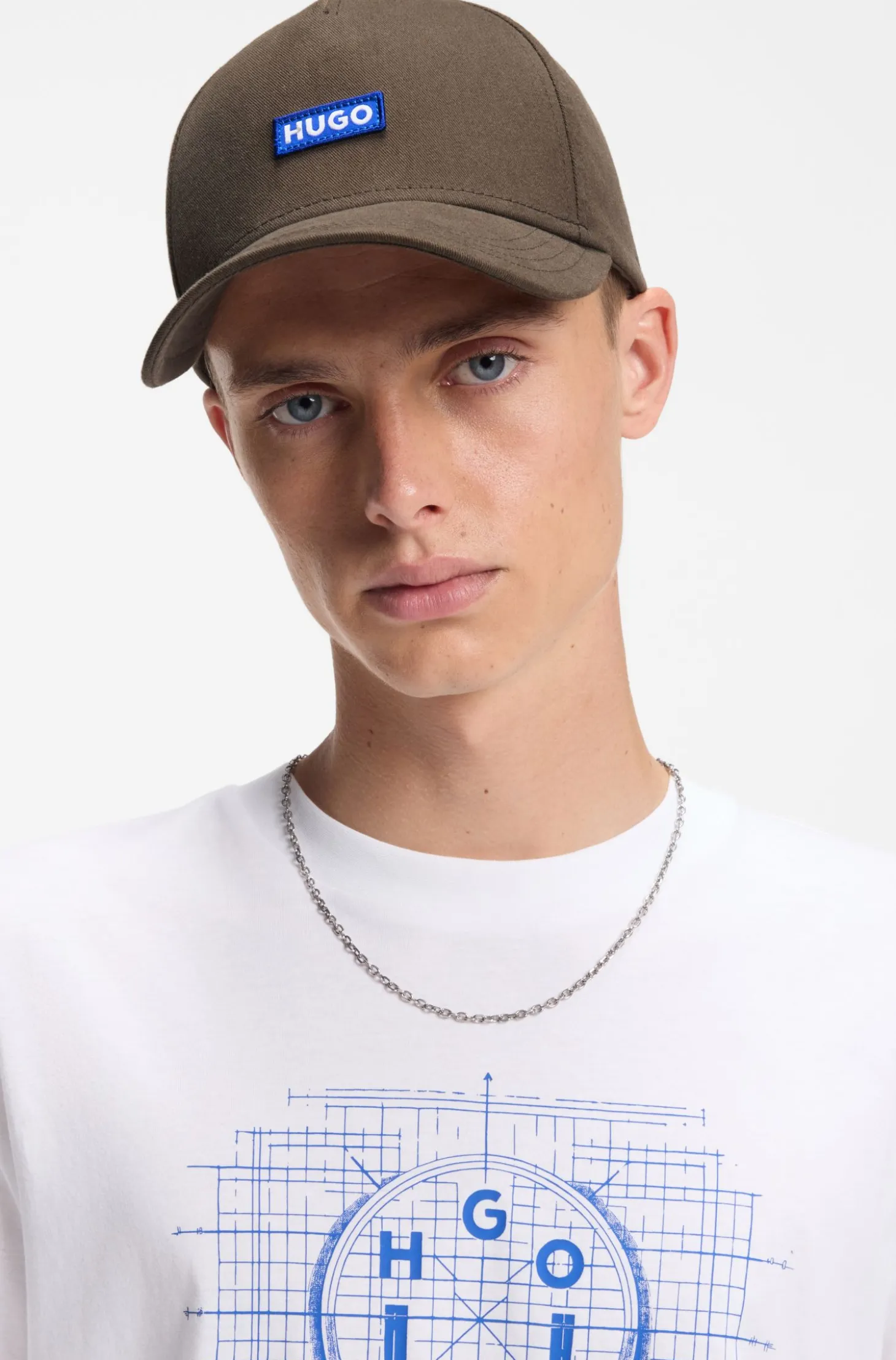 Cap aus Baumwoll-Twill mit Logo-Aufnäher