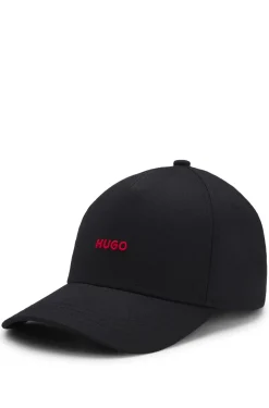 Cap aus Baumwoll-Twill mit Logo-Stickerei
