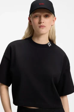 Cap aus Baumwoll-Twill mit Logo-Stickerei