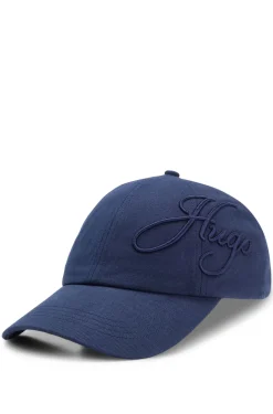 Cap aus Baumwoll-Twill mit Logo-Stickerei