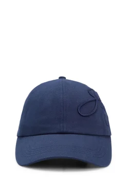 Cap aus Baumwoll-Twill mit Logo-Stickerei