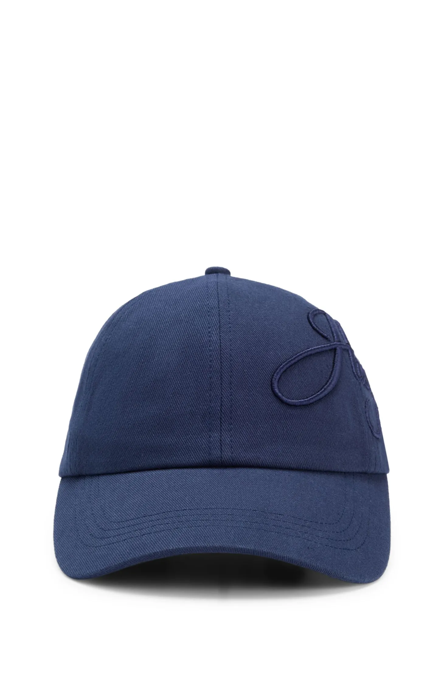 Cap aus Baumwoll-Twill mit Logo-Stickerei
