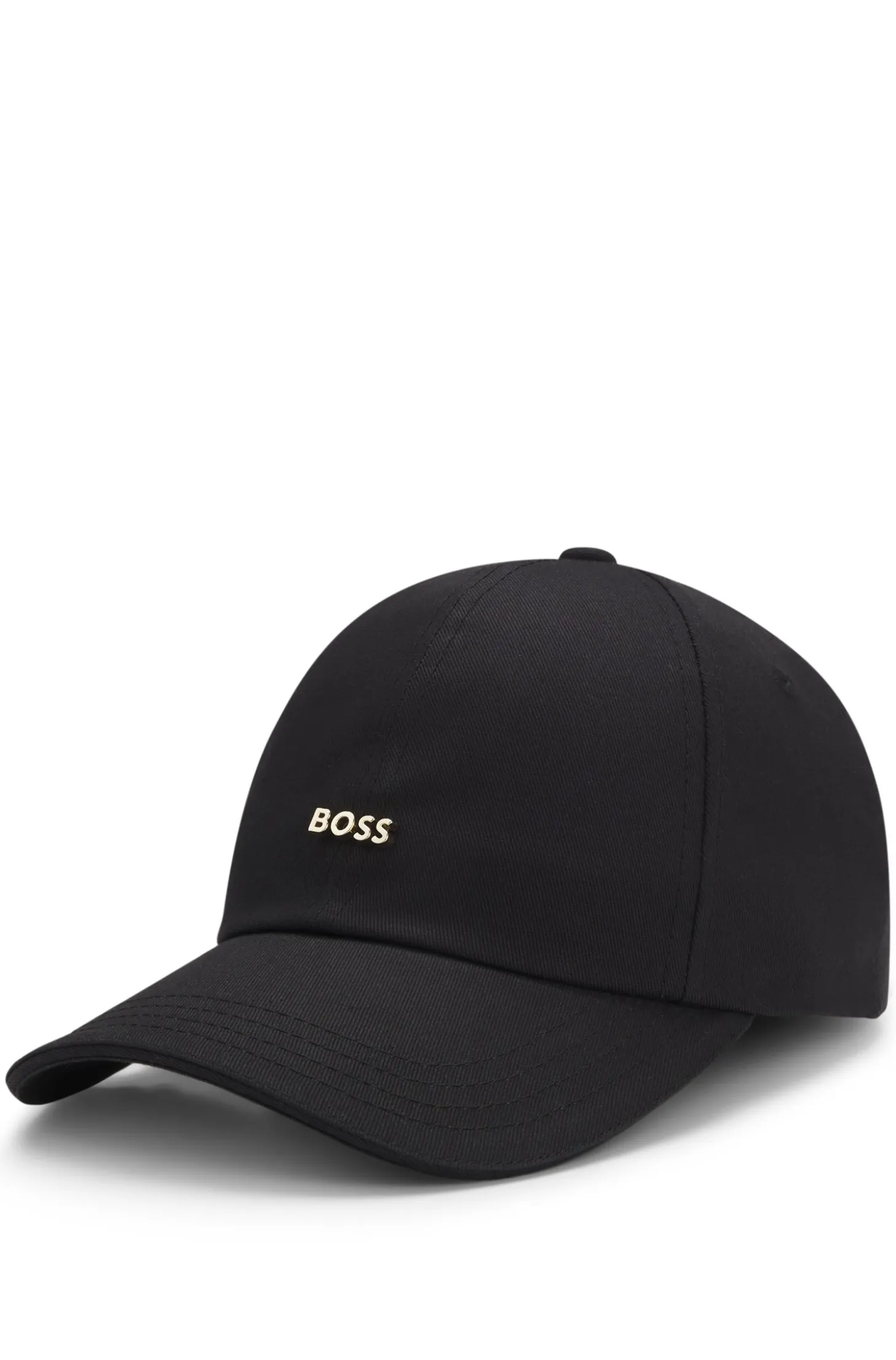 Cap aus Baumwoll-Twill mit Metall-Logo
