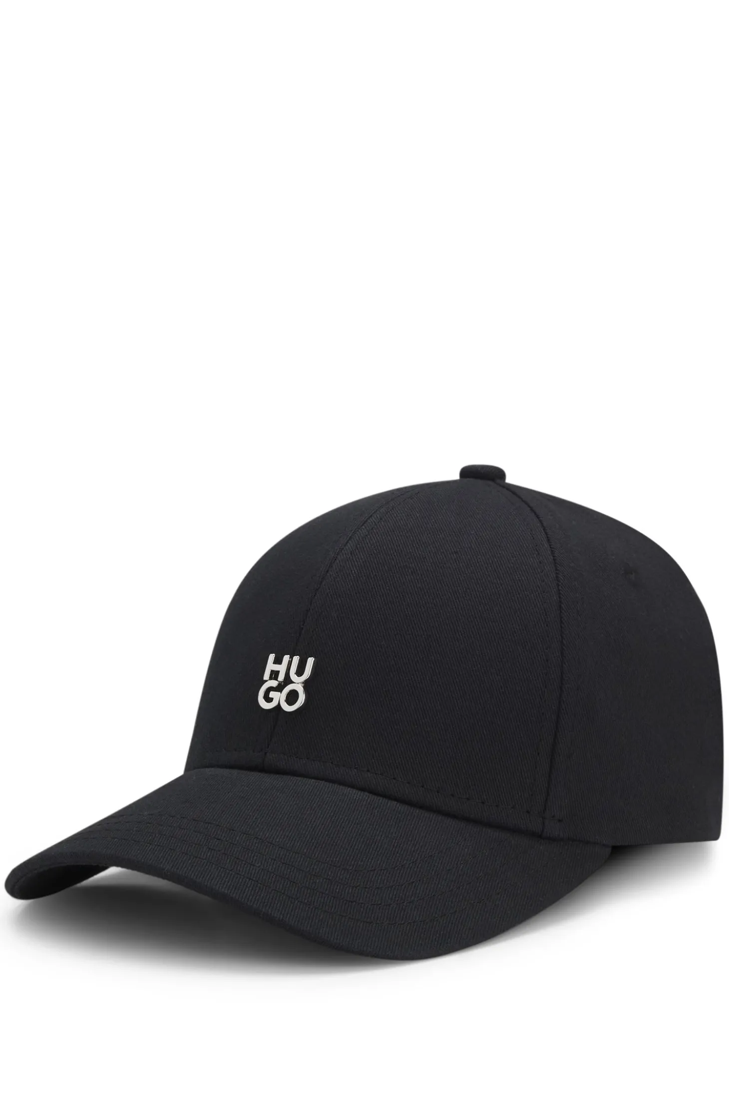 Cap aus Baumwoll-Twill mit Stack-Logo-Schriftzug