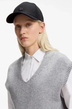 Cap aus Baumwoll-Twill mit Stack-Logo-Schriftzug