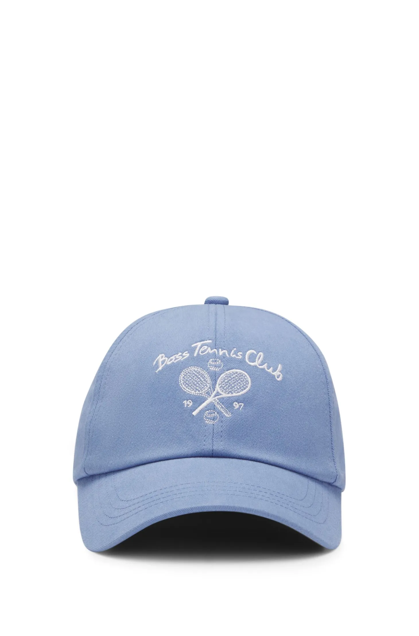 Cap aus Baumwoll-Twill mit Tennis-Artwork