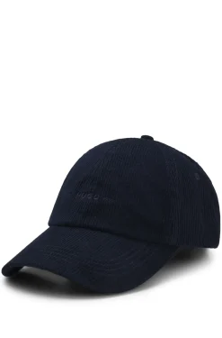 Cap aus softem Baumwoll-Cord mit Logo-Stickerei