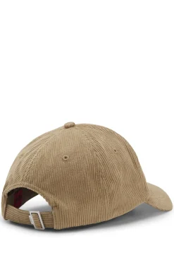 Cap aus softem Baumwoll-Cord mit Logo-Stickerei