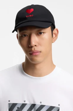 Cap aus Stretch-Twill mit Logo-Stickerei