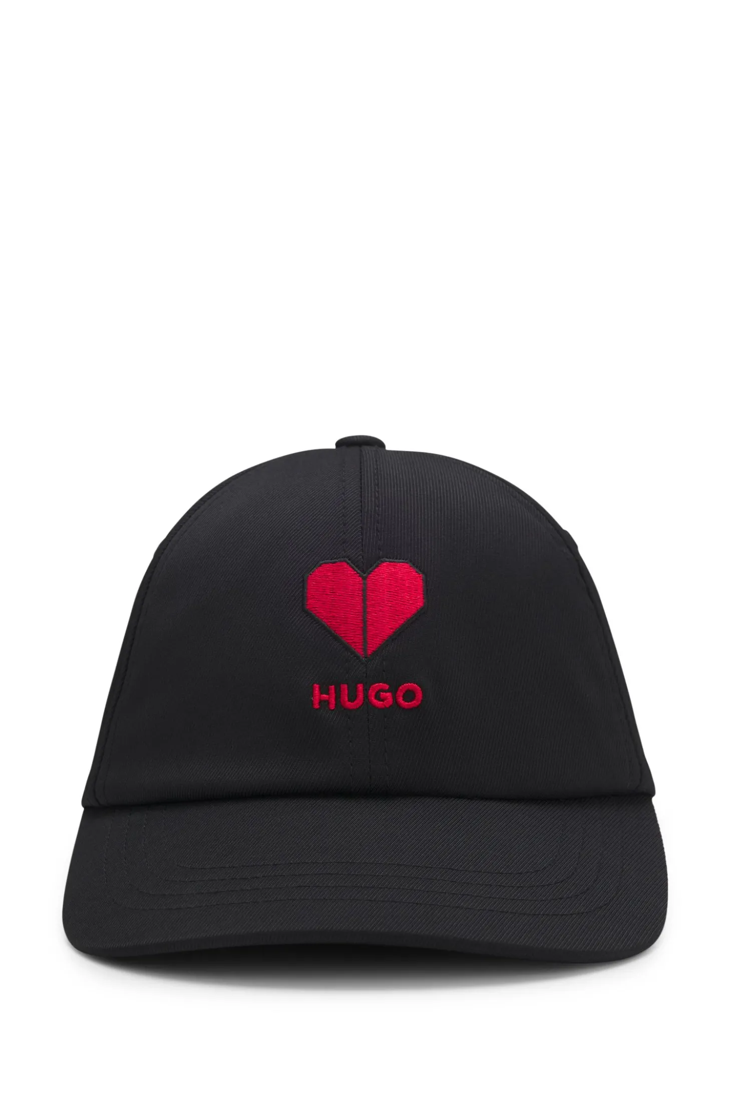Cap aus Stretch-Twill mit Logo-Stickerei