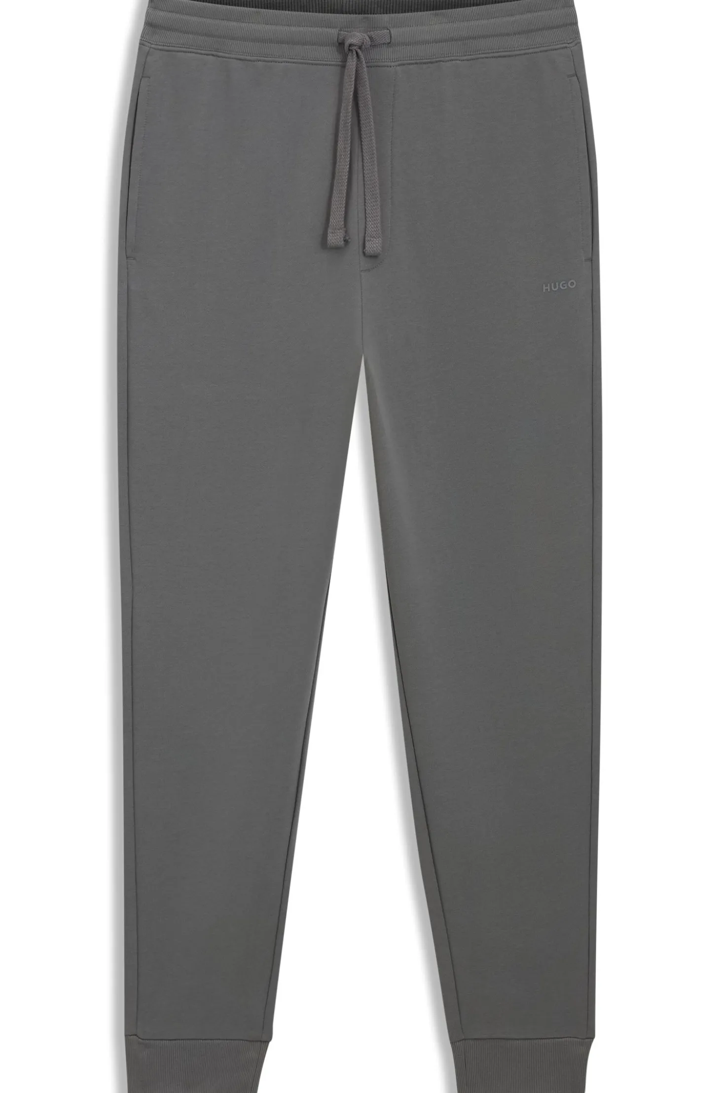 Casual-Hose aus Baumwolle mit elastischen Bündchen