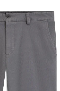 Chino aus strukturierter Stretch-Baumwolle