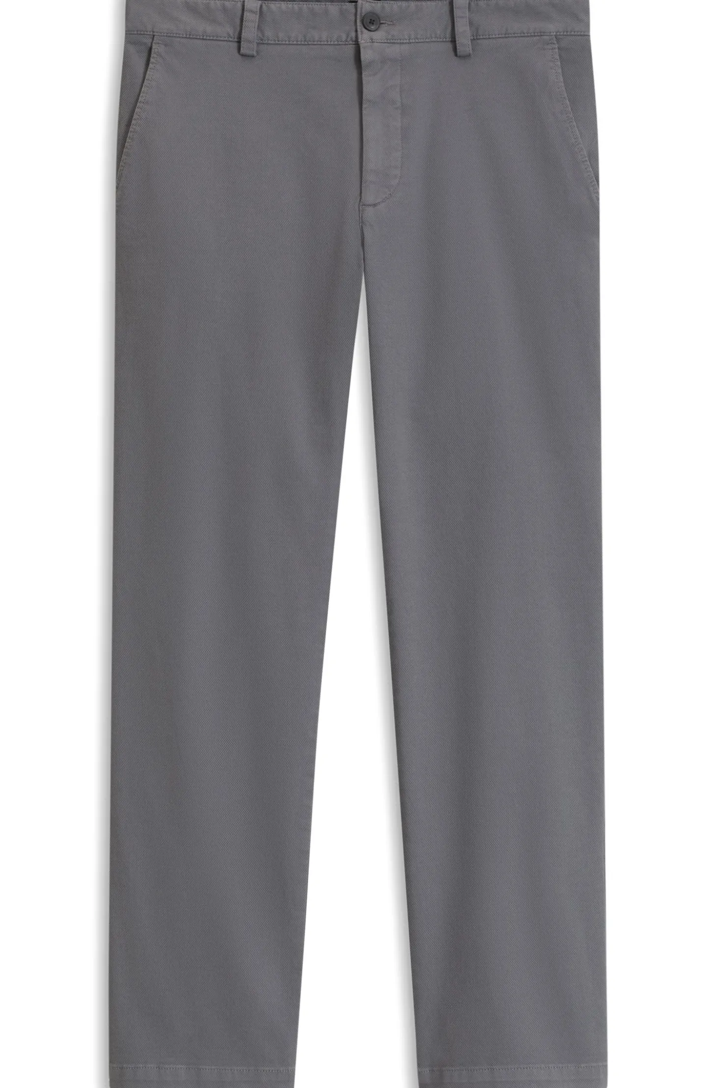 Chino aus strukturierter Stretch-Baumwolle