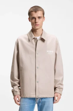 Coach-Jacke aus Baumwoll-Twill