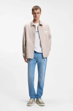 Coach-Jacke aus Baumwoll-Twill