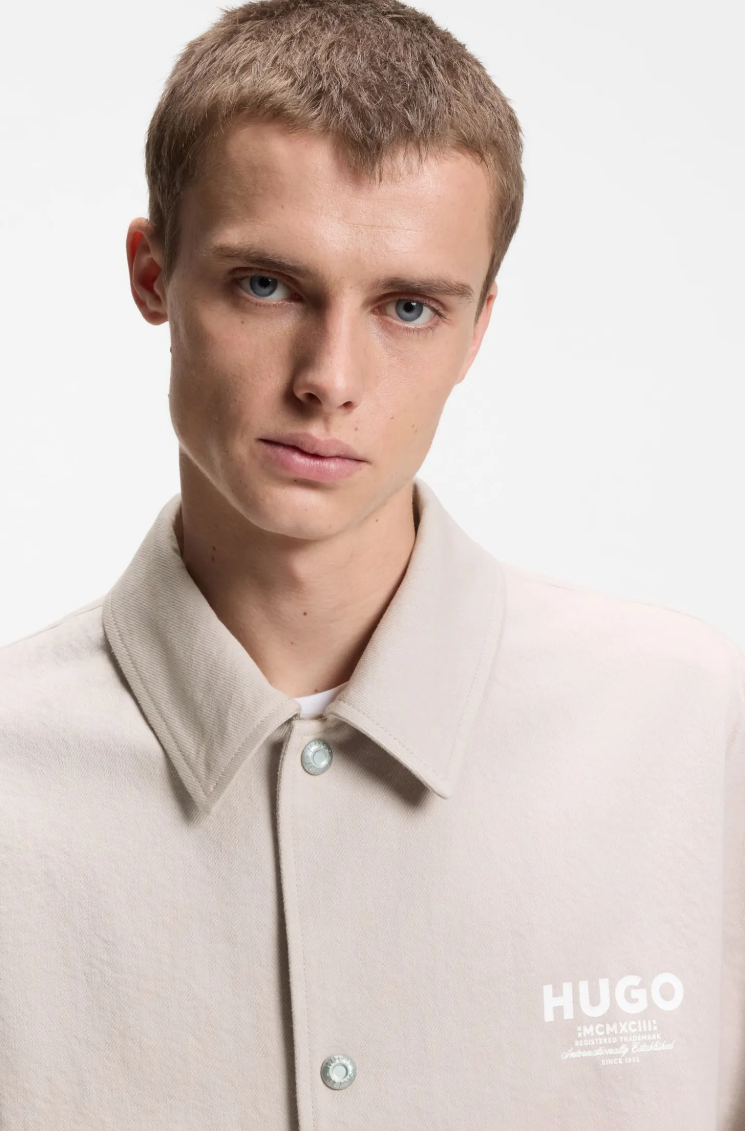 Coach-Jacke aus Baumwoll-Twill