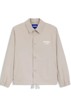 Coach-Jacke aus Baumwoll-Twill