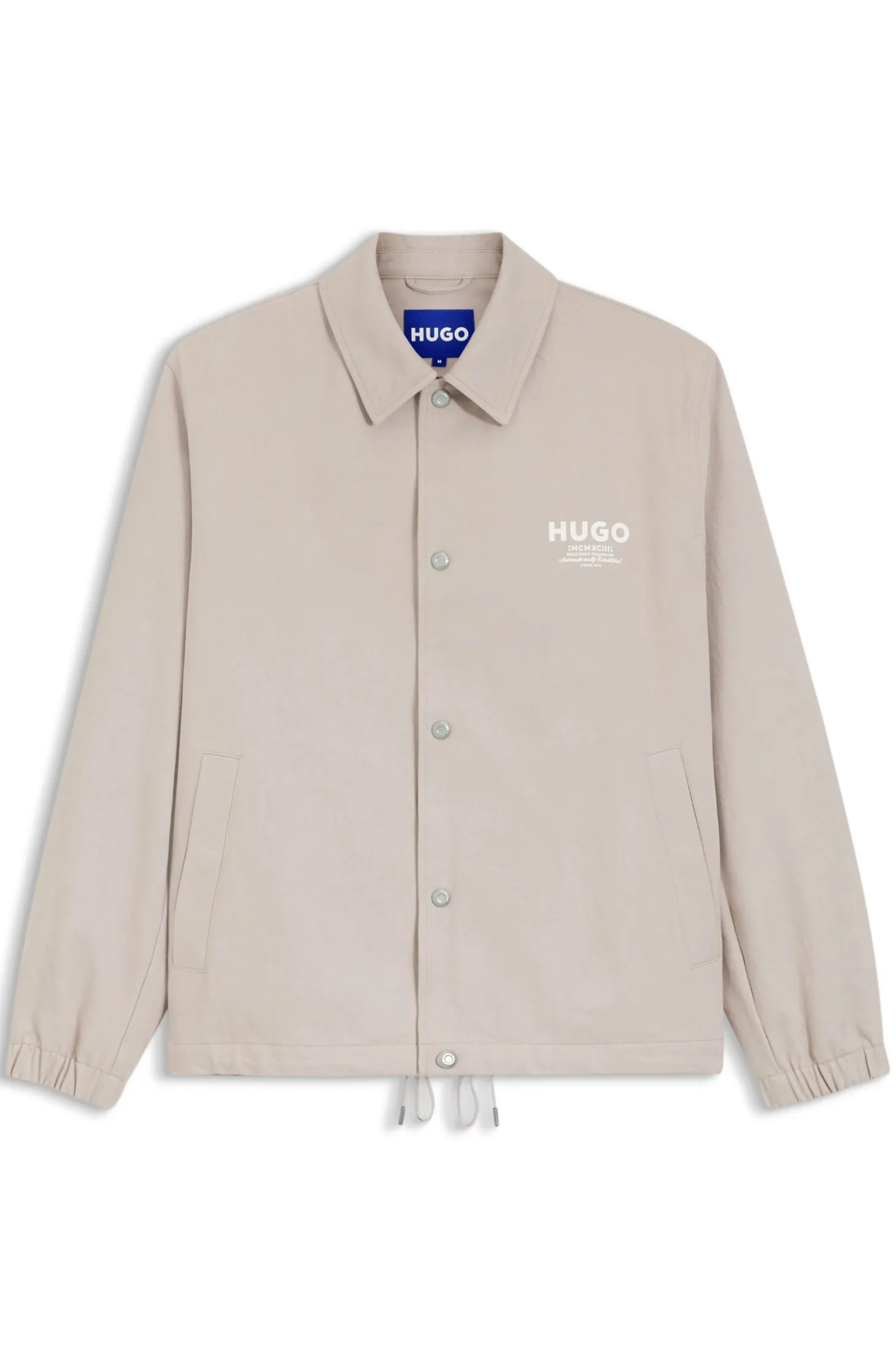 Coach-Jacke aus Baumwoll-Twill