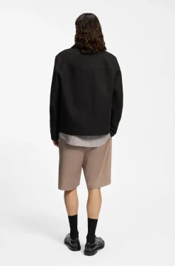 Coach-Jacke aus doppellagiger Baumwolle