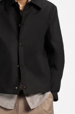 Coach-Jacke aus doppellagiger Baumwolle