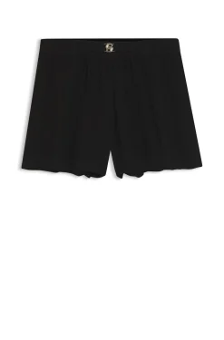 Crepe-Shorts mit Double-B-Monogramm-Schließe