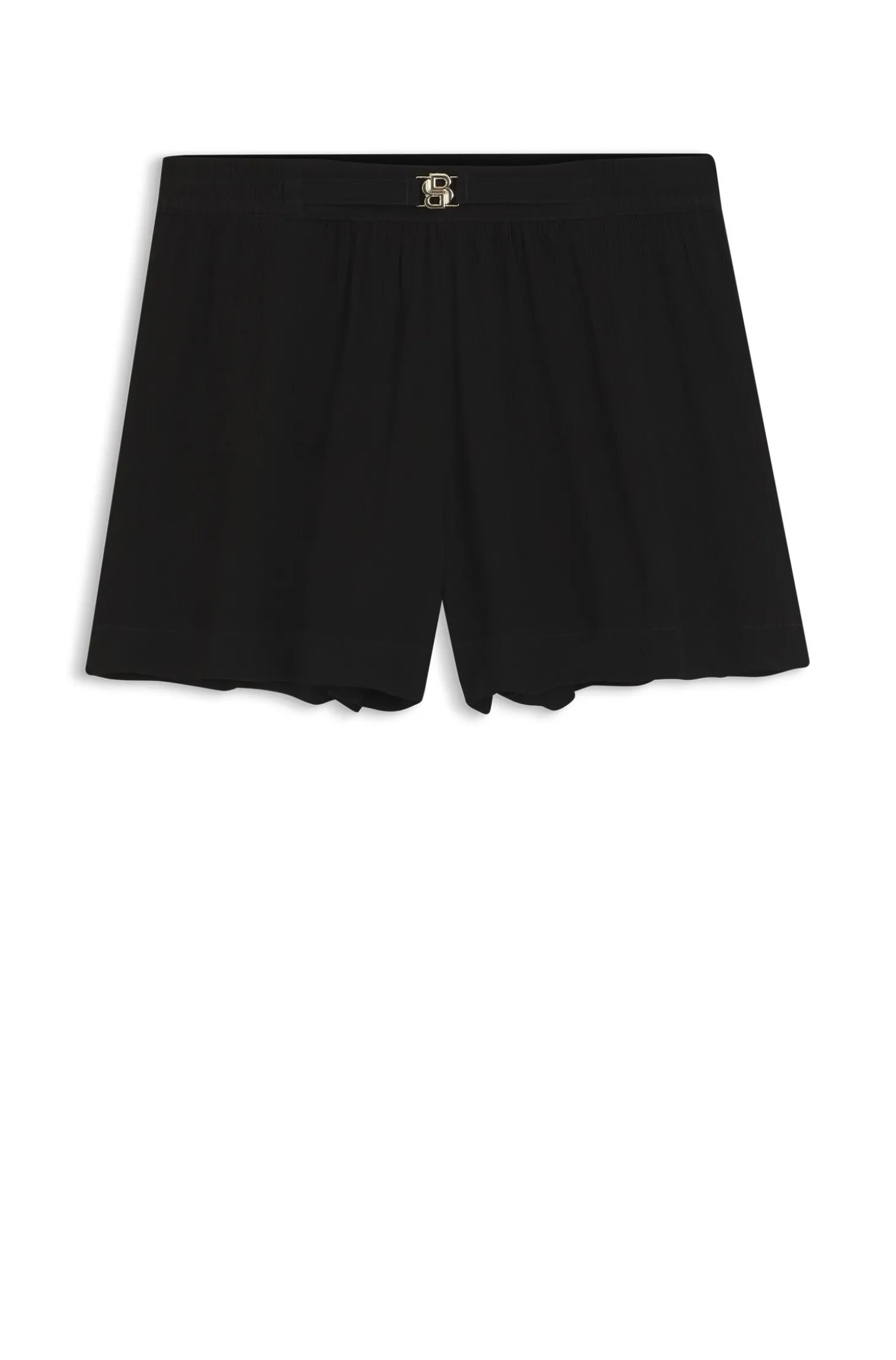 Crepe-Shorts mit Double-B-Monogramm-Schließe