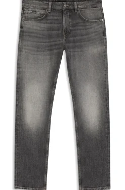 Delaware Schwarze Slim-Fit Jeans aus bequemem Stretch-Denim