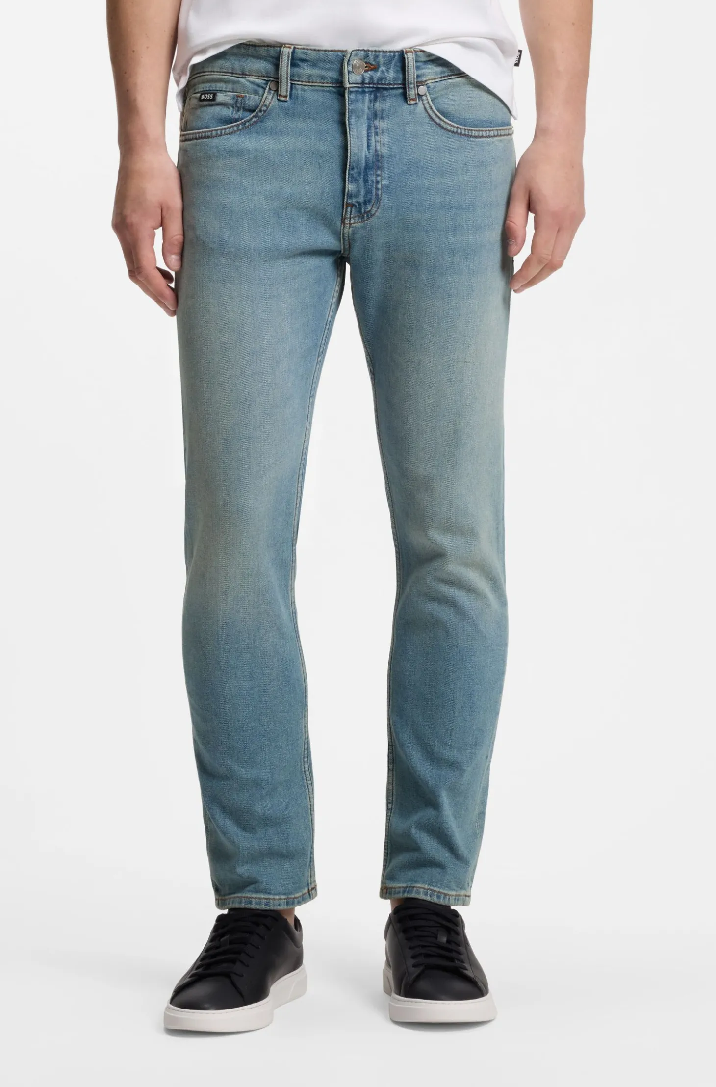 Delaware Slim-Fit Jeans aus bequemem Stretch-Denim in Blau