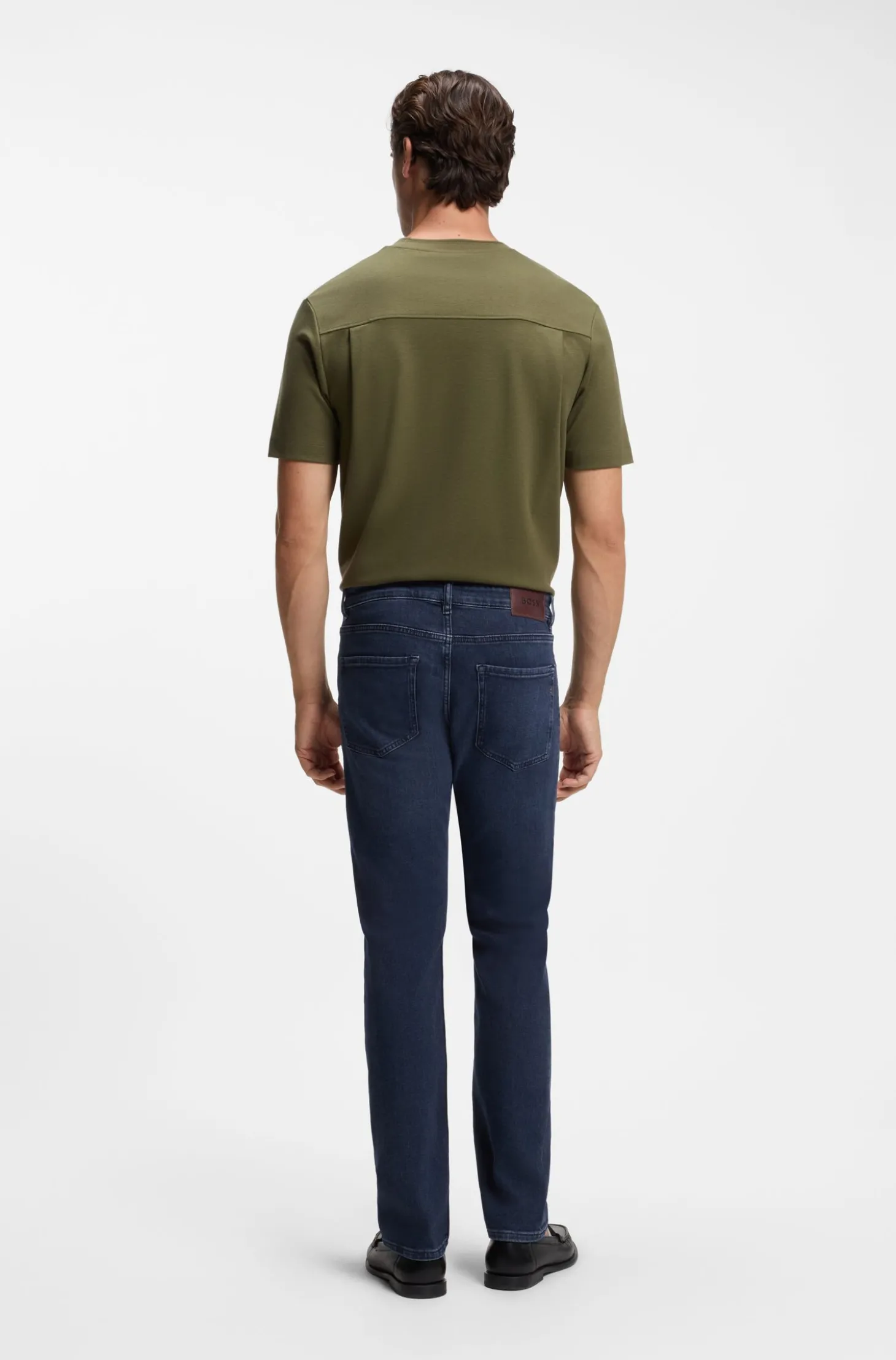 Delaware Slim-Fit Jeans aus bequemem Stretch-Denim in Blau