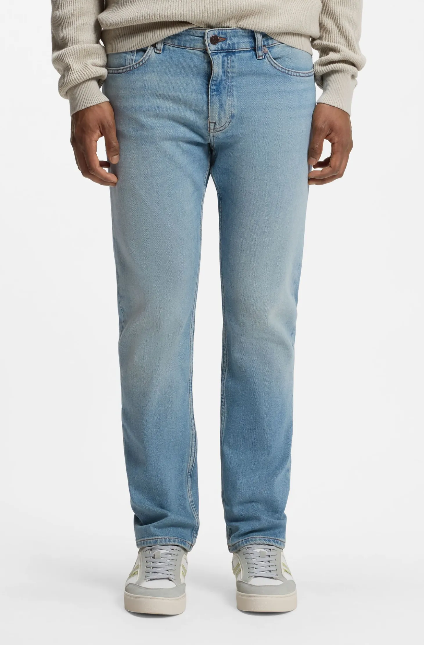Delaware Slim-Fit Jeans aus bequemem Stretch-Denim in Blau