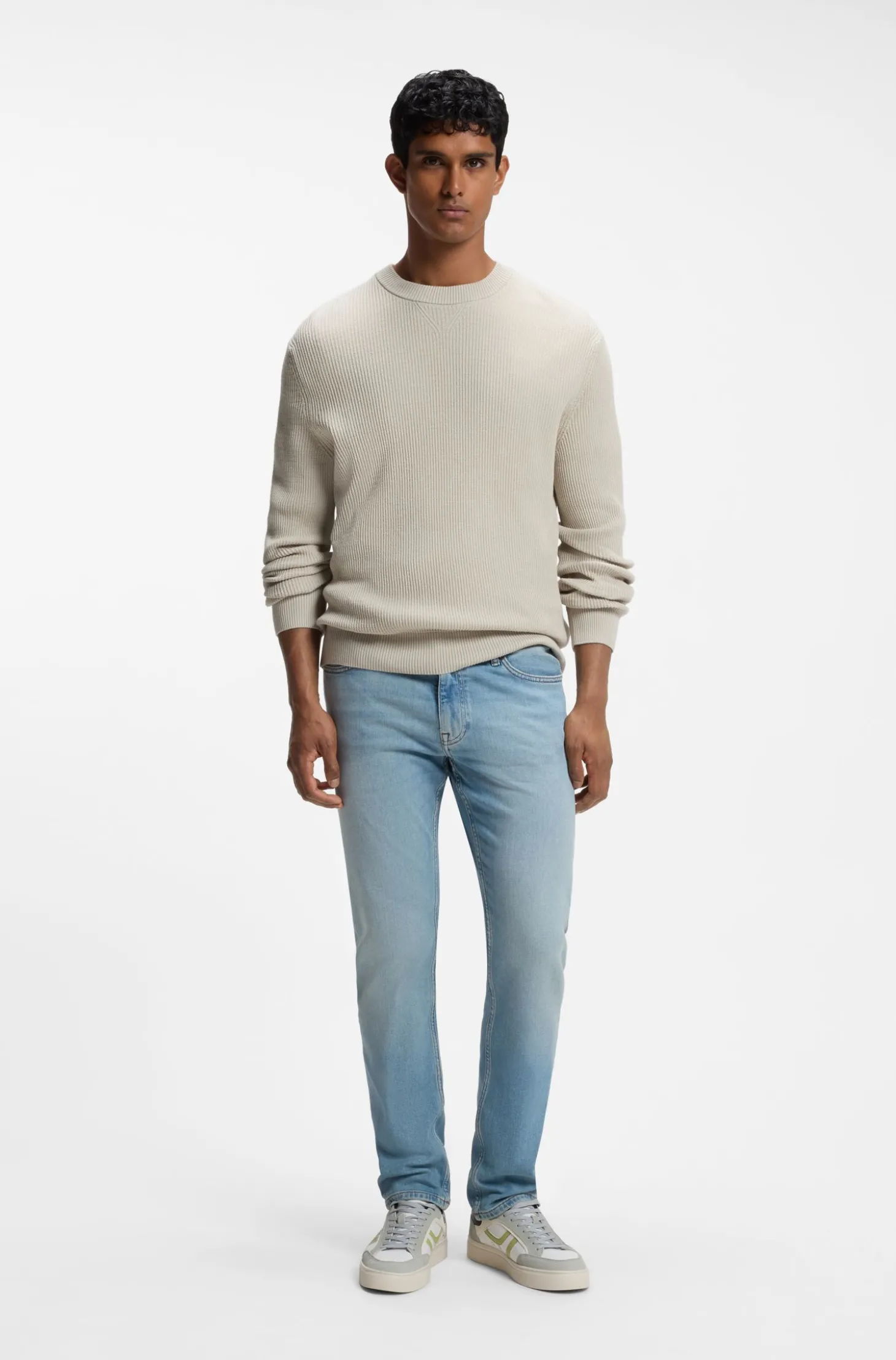 Delaware Slim-Fit Jeans aus bequemem Stretch-Denim in Blau