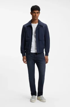 Delaware Slim-Fit Jeans aus bequemem Stretch-Denim in Blau