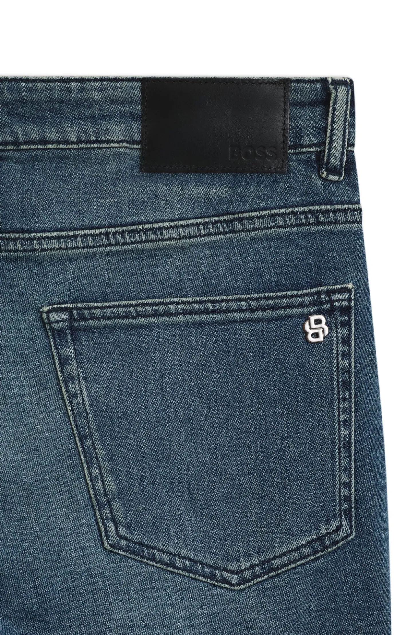 Delaware Slim-Fit Jeans aus bequemem Stretch-Denim in Blau