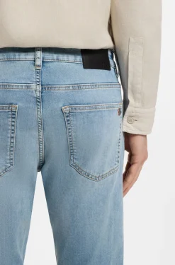 Delaware Slim-Fit Jeans aus blauem Soft-Motion-Denim