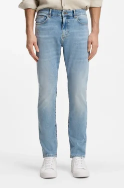 Delaware Slim-Fit Jeans aus blauem Soft-Motion-Denim