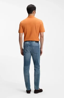 Delaware Slim-Fit Jeans aus blauem leichtem Denim