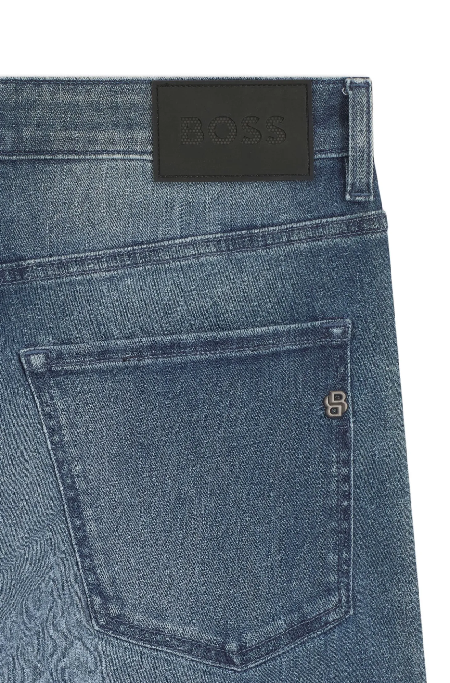 Delaware Slim-Fit Jeans aus blauem leichtem Denim