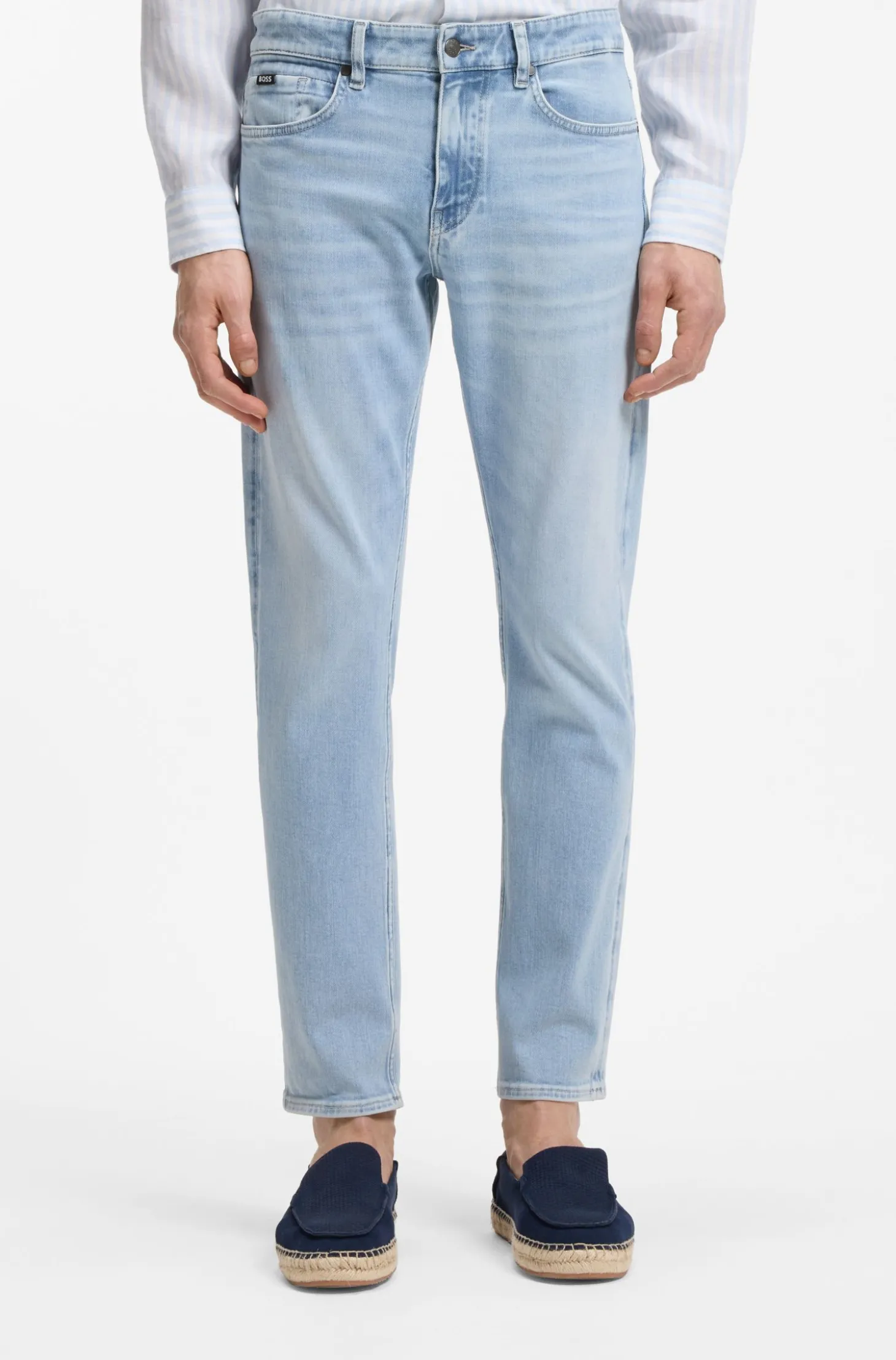 Delaware Slim-Fit Jeans aus blauem Denim