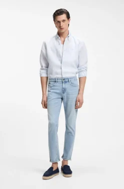 Delaware Slim-Fit Jeans aus blauem Denim