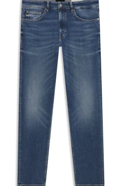Delaware Slim-Fit Jeans aus blauem Super-Stretch-Denim