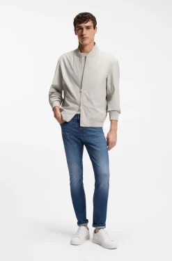Delaware Slim-Fit Jeans aus blauem Soft-Motion-Denim