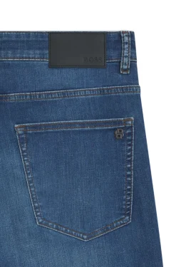 Delaware Slim-Fit Jeans aus blauem Soft-Motion-Denim