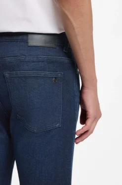 Delaware Slim-Fit Jeans aus blauem Stretch-Denim
