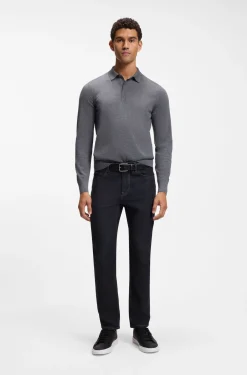 Delaware Slim-Fit Jeans aus dunkelblauem Denim