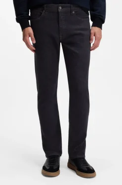 Delaware Slim-Fit Jeans aus dunkelblauem Soft-Motion-Denim
