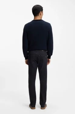 Delaware Slim-Fit Jeans aus dunkelblauem Soft-Motion-Denim