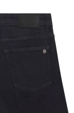 Delaware Slim-Fit Jeans aus dunkelblauem Soft-Motion-Denim