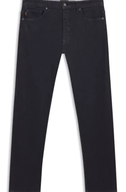 Delaware Slim-Fit Jeans aus dunkelblauem Soft-Motion-Denim